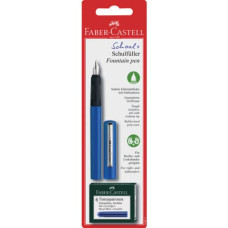 FABER CASTELL ENTRY LEVEL PENNA STILOGRAFICA CON CARTUCCE OMAGGIO