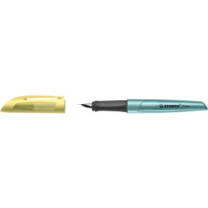 STABILO FLOW COSMETIC PENNA STILOGRAFICA 0,5 MM GIALLO-AZZURRO METALLIZZATO