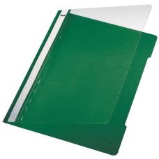 CARTELLINA AD AGHI CON CLIP LEITZ IN PVC A4 VERDE