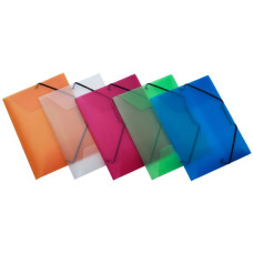 LUMINA CARTELLINA A 3 LEMBI CON ELASTICO 24X32 CM DORSO 2,5 CM