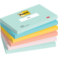 FOGLIETTI RIPOSIZIONABILI POST-IT® BEACHSIDE 76X127 MM CONF. 6 BLOCCHETTI DA 100 FOGLI