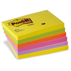 POST IT NEON 76X127 100 FG - CONF 6 - GIALLO NEON