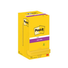 POST-IT SUPER STICKY 76X76 (CLASSICO) 90FG CONF.12 GIALLO BRILLANTE