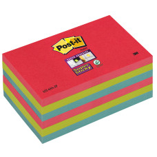 POST-IT SUPER STICKY BORA BORA 76X127 90 FG CONF.6