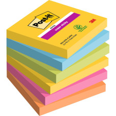 POST-IT SUPER STICKY CARNIVAL 76*76 CF.6 BLOCCHETTI