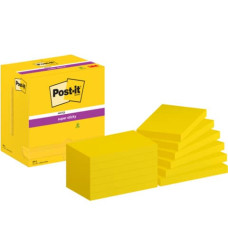 POST-IT® SUPER STICKY NOTES GIALLO ORO 76X127 MM 12 BLOCCHETTI DA 90 FOGLI