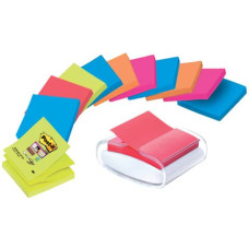 DISPENSER RICARICABILE TRASPARENTE PRO PER POST-IT Z-NOTES FISARMONICA   12 BLOCC. 76X76MM