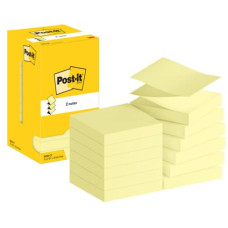 FOGLIETTI POST-IT Z-NOTES FISARMONICA GIALLO CANARY™ - CONF. 12 BLOCCHETTI - 76X76 MM