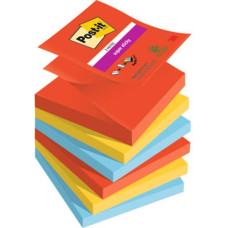 POST-IT® SUPER STICKY Z-NOTES FISARMONICA PLAYFUL CONF. 6 BLOCCHETTI 90 FF 76X76