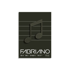 FABRIANO  QUADERNO MUSICA PENTAGRAMMATO A4 - 32 FOGLI