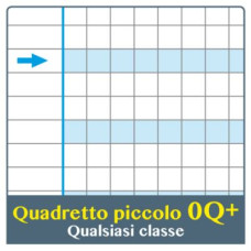 ONE COLOR QUADERNO PER DISGRAFIA  QUADRETTO Q PLUS