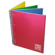 BLASETTI ONECOLOR MAXI QUADERNO SPIRALE COPERTINA PPL RIGHE  E QUADRETTI CON FORI CONF.3