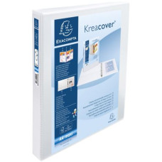EXACOMPTA RACCOGLITORE PERSONALIZZABILE 4 ANELLI 60MM DORSO 9 BIANCO