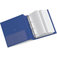 RACCOGLITORE STELVIO A4 - 4 ANELLI D 40 MM - DORSO 5,5 CM BLU