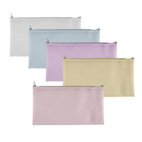 Busta Plastibor con zip in eva colori pastello - a6