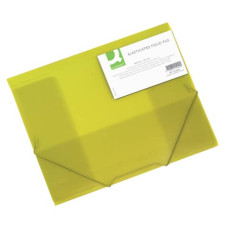 CARTELLINA A 3 LEMBI A4 PPL DORSO 3 CM GIALLO