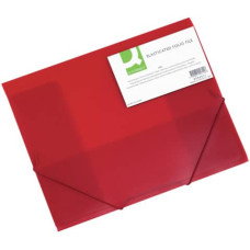 CARTELLINA A 3 LEMBI A4 PPL DORSO 3 CM ROSSO