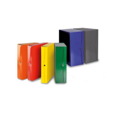 PORTAPROGETTI CON BOTTONE EURO-CART PRESSPAN MONOLUCIDO 25X35 CM DORSO 2 CM ROSSO
