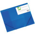 CARTELLINA A 3 LEMBI A4 PPL DORSO 3 CM BLU