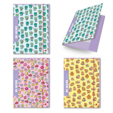 BE MORE TINY CARTELLA A 3 LEMBI CON ELASTICO 25X35 CM CONF. 6 PEZZI ASSORTITI