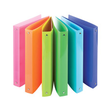 RACCOGLITORE A 4 ANELLI FLUO PPL A4 D.16 MM