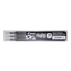 PILOT FRIXION CLICKER CONF.3 REFILL 0,5 NERO PUNTA FINE