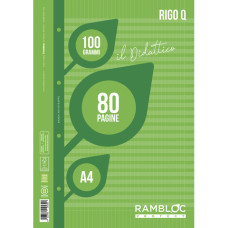 RAMBLOC RICAMBIO DIDATTICO Q - CF.40FG - A4 - 100GR RAMBLOC RICAMBIO DIDATTICO Q - CF.40FG - A4 - 100GR
