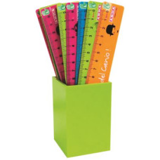 ARDA BARATTOLO 24 RIGHELLI X MANCINI 16CM COLORI ASSORTITI