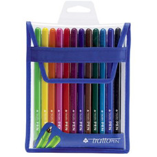 TRATTOPEN BUSTA 12 PENNE COLORI ASSORTITI