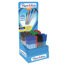 ESPOSITORE 300 PENNE A SFERA PAPER MATE INKJOY 100 – CAPPUCCIO E SCATTO 4 COLORI