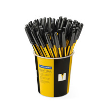 PENNA A SFERA STAEDTLER NORIS STICK PUNTA M 1 MM - IN BARATTOLO DA 50 PENNE NERO