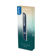 PENNA A SFERA A SCATTO PILOT ACROBALL 1000 1 MM COLORE BLU NAVY IN CONFEZIONE REGALO
