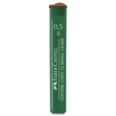 ASTUCCI 12 MINE B FABER-CASTELL POLY 0,5 MM - SCATOLA 12 ASTUCCI