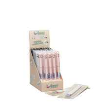 ESPOSITORE PENNA CANCELLABILE KAWAII  BLU CONF 24 PZ