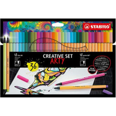 STABILO CREATIVE SET ARTY  CONFEZIONE 18 POINT 88 PIU 18 PEN 68