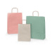 BORSA SHOPPER ALLEGRA TINTA UNITA FASHION SU KRAFT - VERDE SALVIA 36X12X41 CM - CONF. 25 PZ