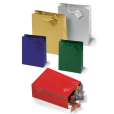 BORSA SHOPPER PLASTIFICATA LUCIDA  51X71X18 CM CONF.12 BORSE