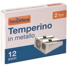 TEMPERA MATITE IN METALLO 2 FORI CONF.12 TEMPERINI