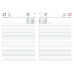 AGENDA 2026 MEDIA GIORNALIERA 14,5X20,5 CM GOMMATO BLU
