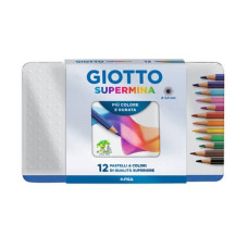 GIOTTO STILNOVO MATITE COLORATE ACQUARELLABILI 12 COLORI