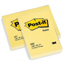 3M 656 POST-IT 76X51 100 FG GIALLO CANARY