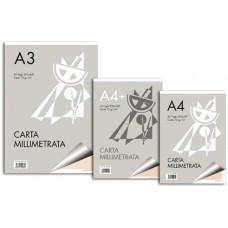 BLOCCO CARTA MILLIMETRATA A4 PLUS 10FG CONF.25 BLOCCHI