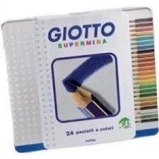 GIOTTO STILNOVO MATITE COLORATE ACQUARELLABILI 24 COLORI