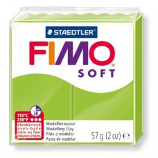 FIMO SOFT PASTA X MODELLARE PANETTO 57GR. VERDE MELA