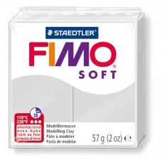 FIMO SOFT PASTA X MODELLARE PANETTO 57GR. GRIGIO DELFINO