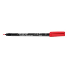 STAEDTLER PENNARELLO INDELEBILE LUMOCOLOR 318 PUNTA FINE ROSSO