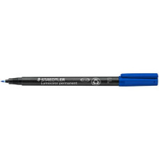 STAEDTLER PENNARELLO INDELEBILE LUMOCOLOR 318 PUNTA FINE BLU