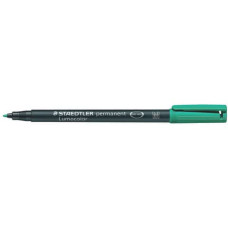 STAEDTLER LUMOCOLOR 317 PENNARELLO INDELEBILE PUNTA MEDIA VERDE