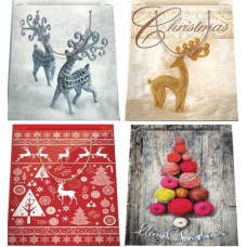 SHOPPER NATALE CHRISTMAS COLLECTION 31.5X45.5X12 CF.12 SACCHETTI