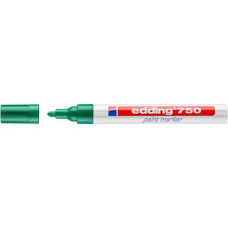 EDDING 750 PAINT MARKER PUNTA TONDA 2/4MM CF.10 MARCATORI VERDE